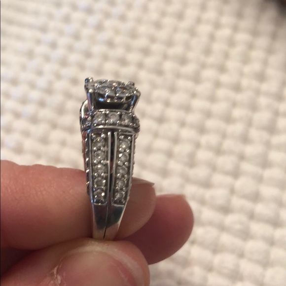 Engagement Ring with Anniversary bands. - Picture 2 of 5